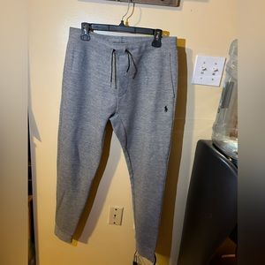 Grey polo sweat pants